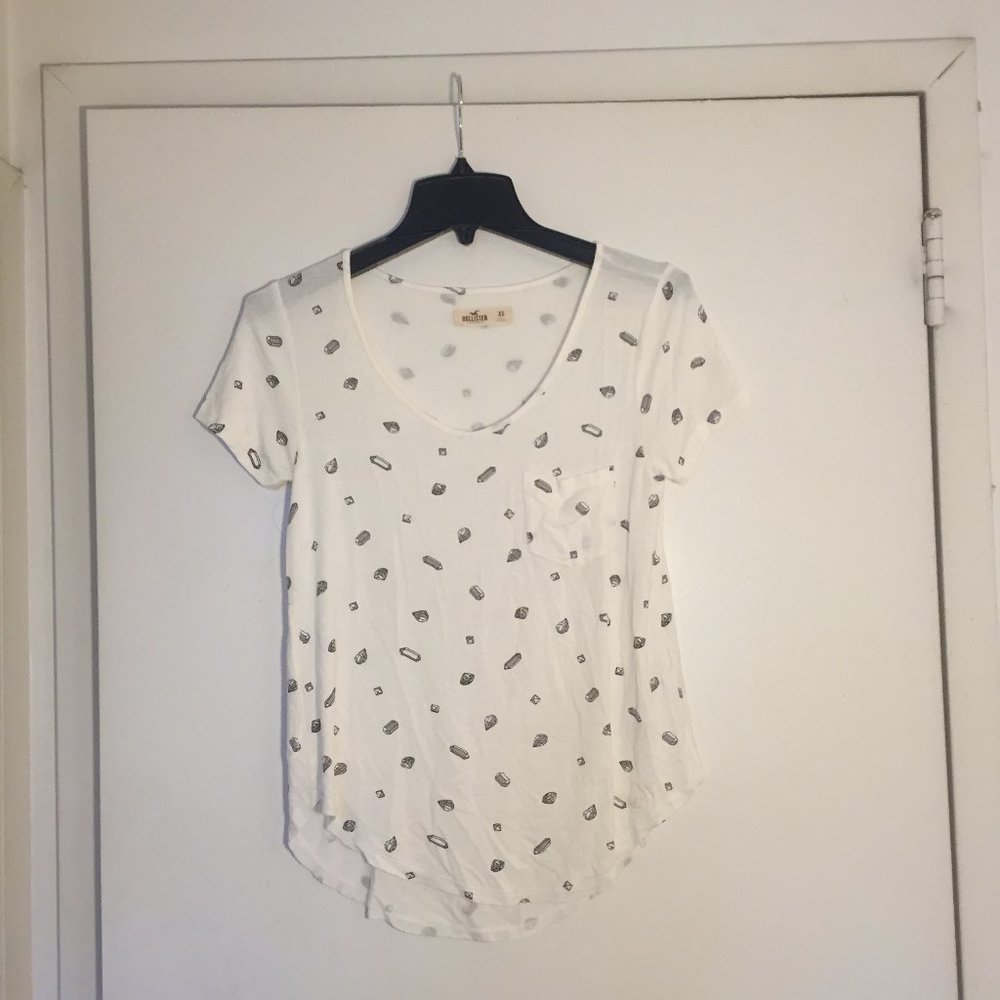 Junior Hollister white tee